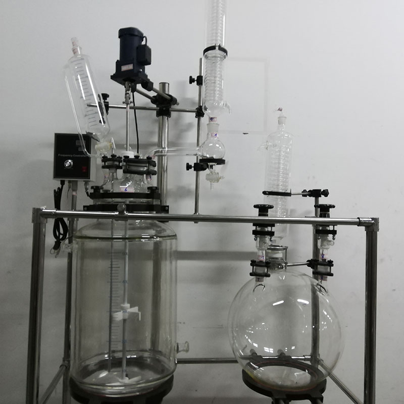 Gombineerde glasreaktor